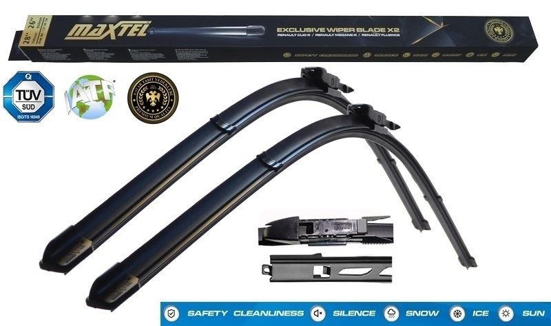 MAXTEL 12109407 — ÖN SİLECEK TK (600MM - 575 MM) MUZ TİPİ SILGI BMW 5 SERIES E60-E61-E63-E64 24 + 23