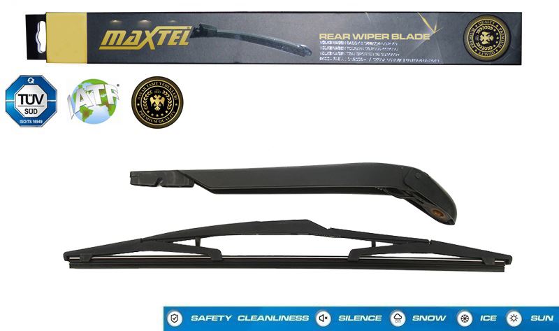 MAXTEL 12605260 — ARKA SİLECEK SÜPÜRGESİ KOLLU FIORINO 07 225 2007> BIPPER A9 2008-2018 NEMO A9 2008> TEK KAPI 14 360 MM