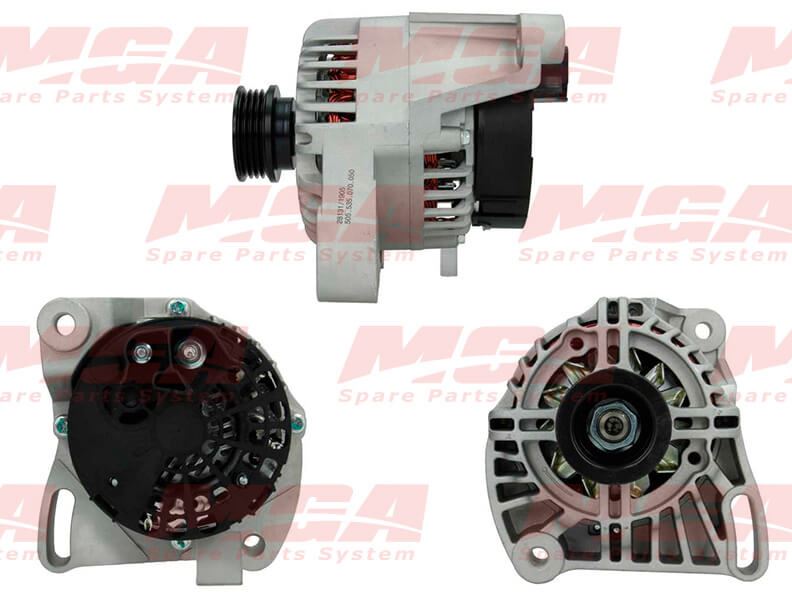 MGA 28048 — ALTERNATOR 70A ( FIAT 500 ALBEA BRAVO DOBLO PUNTO LINEA PALIO PANDA 1.2 1.4 ALFA ROMEO MITO 1.4 )