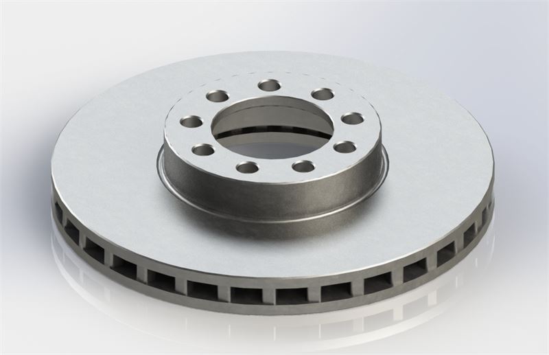 MGA 50491 — FREN DISK ON HAVA KANALLI 301-9 ( IVECO DAILY III 06 - )1400kg