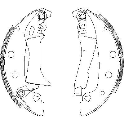 MGA 545001 — KAMPANA BALATA +1MM (FIAT M131 RENAULT R12 )