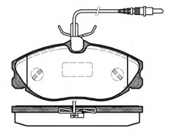 MGA 55162 — ÖN FREN DİSK BALATA WVA 21672 21674 21886 ( PEUGEOT 306 406 2.0 )