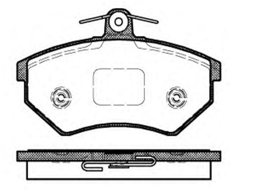 MGA 55203 — ÖN FREN BALATASI-KULAKSIZ 16MM VW SEAT