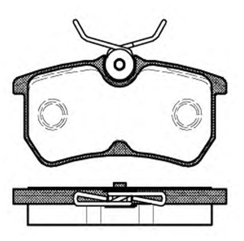 MGA 55250 — ARKA FREN DISK BALATA ( FORD FOCUS 98- )