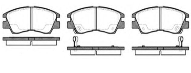 MGA 55297 — BALATA FREN ON-(MITSUBISHI L300 90/08/ L200 86/97 )