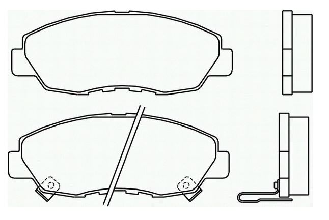 MGA 55306 — BALATA FREN ON-(HONDA ACCORD 90/98 )