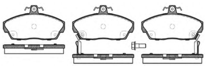 MGA 55320 — BALATA FREN ON-(HONDA CIVIC 01/06/EURO-CIVIC 96/00/ROVER-25 ROVER-45 00/06/ROVER-200 ROVER-400 90/00 )