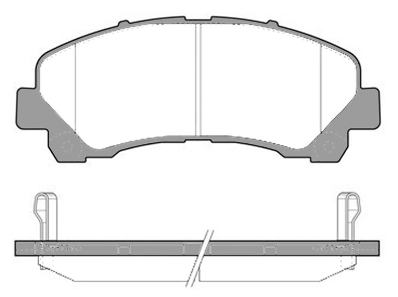 MGA 55622 — BALATA FREN ON-(ISUZU D-MAX 08-/ 4×2 / D-MAX 08-/ 4×4 / D-MAX 12-17 2.5 / D-MAX 17-/ 1.9 4×4 TFS86J )