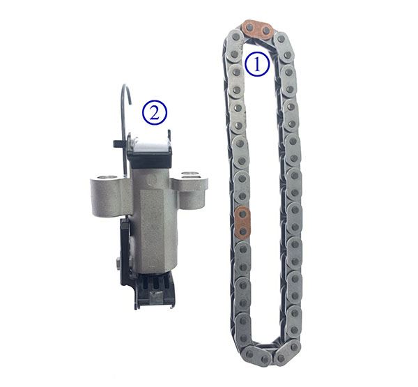 MGA 58210 — EKSANTRİK MİL ZİNCİR SETİ (8MM) ZİNCİR + GERGİ + KEÇESİ P2008 I-II-208 I-II-3008 II-301-308 II-5008 II-508 II