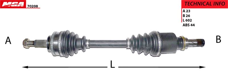 MGA 70208 — AKS KOMPLE SOL ABSLİ THALIA 1.5 K9K