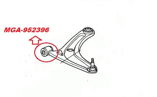 MGA 952396 — BURC SALINCAK ALT ON-(LASTIK)-(HONDA JAZZ 02/08/CITY 04/08 )