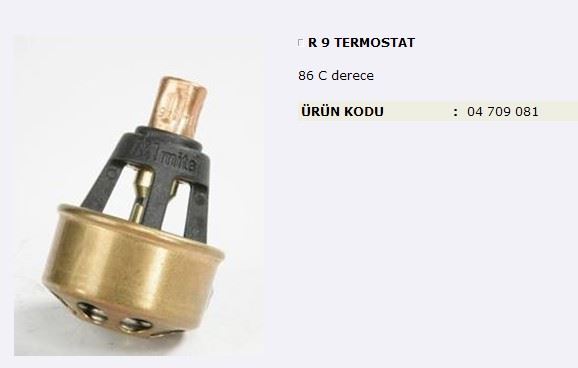 MITA 4709081 — TERMOSTAT 87C ( RENAULT R9 )