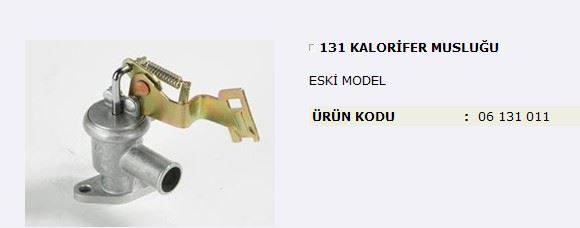MITA 6131011 — KALORİFER MUSLUGU ( FIAT M131 )