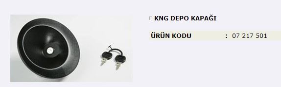 MITA 7217501 — DEPO KAPAĞI ( RENAULT KANGOO )