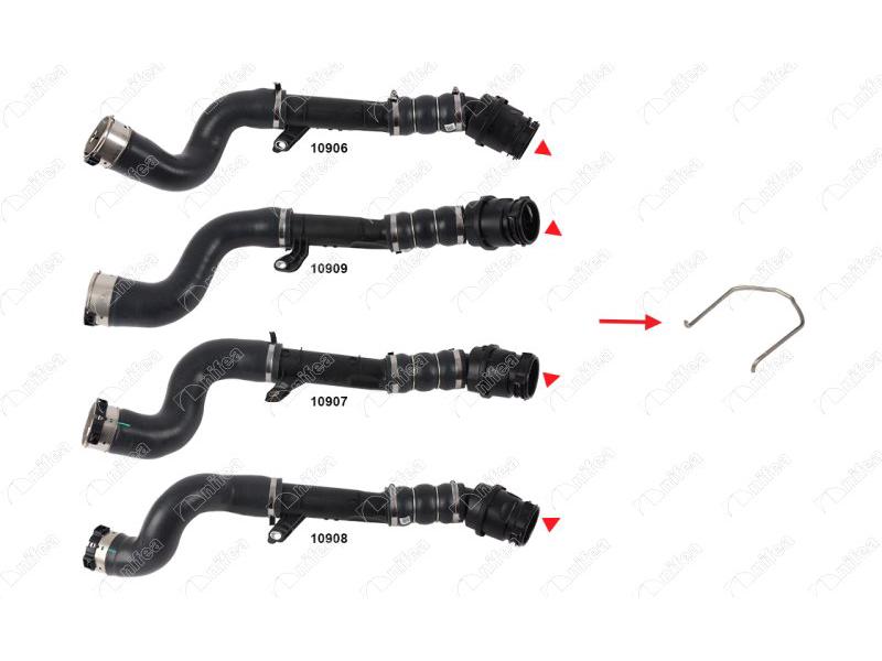 NIFEA 11014 — TURBOSARJ BORU SEGMANI RENAULT CLIO IV-CAPTUR-LOGAN II-SANDERO II-DOKKER-DUSTER K9K 1.5dCi . MERCEDE S CITAN