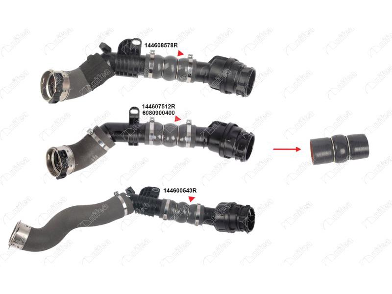 NIFEA 11074 — TURBO HORTUMU PLASTİK BORU HARİÇ 2 KAT POLYESTER KULLANILMIŞTIR DACIA-DOKKER-DUSTER-LODGY-LOGAN-MERC EDES BENZ