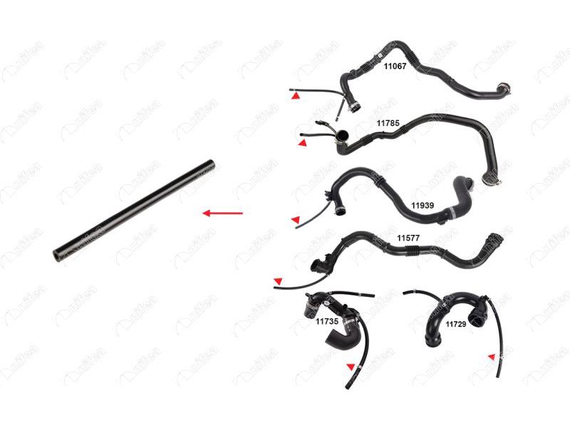 NIFEA 11492 — TURBO HORTUMU CLIO II 98-05> MEGANE II 02-08 1.5dCi K9K