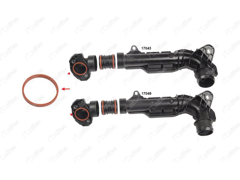 NIFEA 17052 — TURBO HAVA HORTUM CONTASI CORSA F-ASTRA L-MOKKA-COMBO E-CRANDLAND-CROSSLAND-VIVARO C-PARTNER