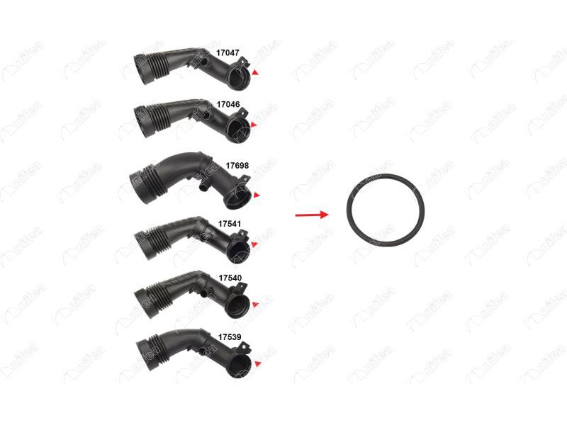 NIFEA 17542 — TURBO BORUSU CONTASI OK İLE GÖSTERİLEN CONTA CITROEN BERLINGO K9 1.5BlueHDi 130 4x4 YHZ DV5RC 18 >