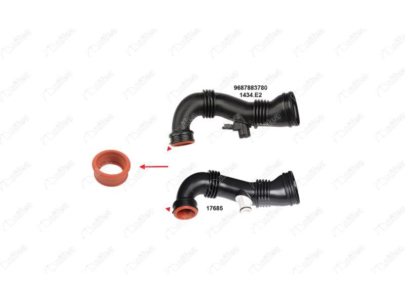 NIFEA 17680 — TURBO HORTUM CONTASI PARTNER TEPEE-P107-P206-P207-P307-P308-P1007-EXPERT III-C2-C4-BERLINGO 1.6HDI