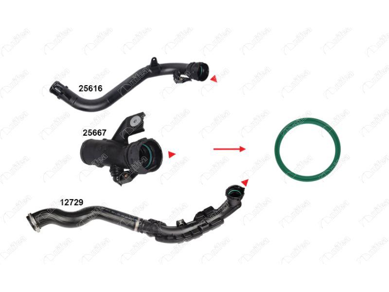 NIFEA 25617 — TURBO BORUSU CONTASI MEGANE IV 16> TALISMAN 16> KADJAR 16> 1.5dCi