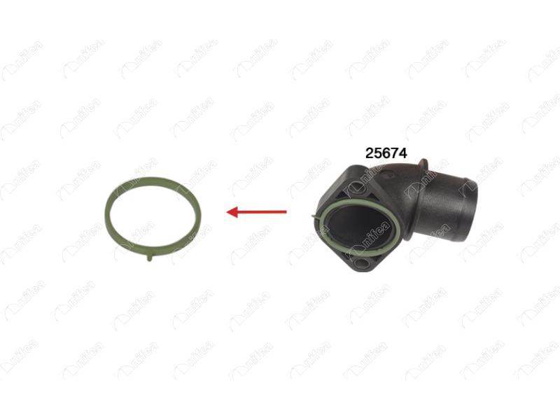 NIFEA 25676 — TURBO BORUSU CONTASI NISSAN QASHQAI 1.5L 2.0L Dci K9K M9R J10DE 06-13