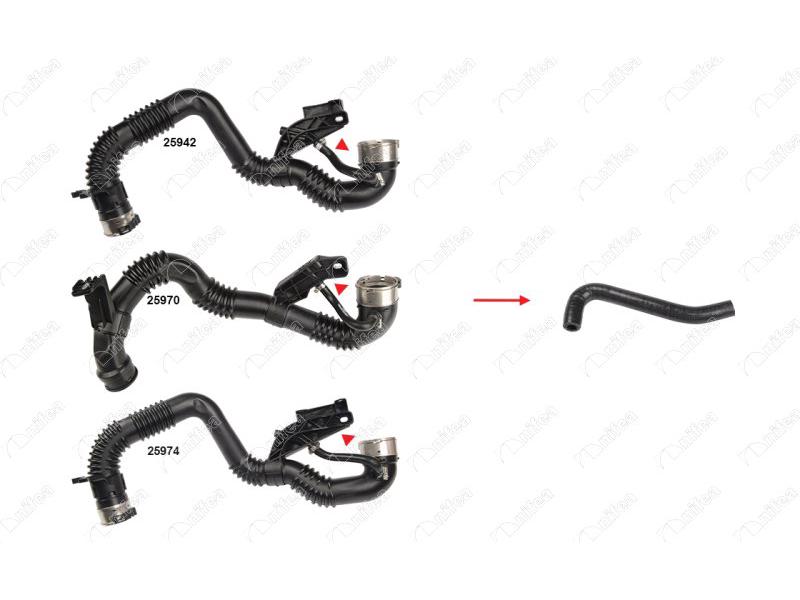 NIFEA 25972 — TURBO BORUSU HORTUMUPLASTİK BORU HARİÇ NISSAN X-TRAIL III 2.0 dCi T32 16 >
