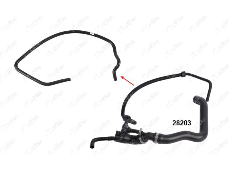 NIFEA 28162 — RADYATÖR GİRİŞ HORTUMU LT 28 35 II / LT 28 46 II