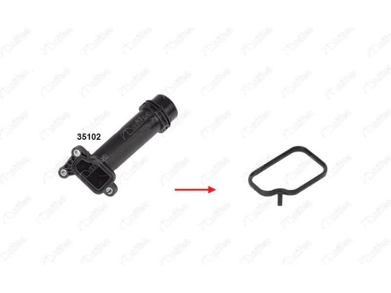 NIFEA 35153 — SOGUTMA SUYU FLANSI CONTASI BMW N47N F20 F21 F22 E90 E91 E92 E93 F30 F31 F34 F32 F33 F36 F07 F10 F11 F06 F12