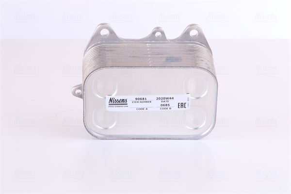 NISSENS 90681 — YAĞ SOĞUTUCU (VW CADDY 11- CRAFTER 12-16 POLO 15- TRANSPORTER 12-19) CAYC-CAYD-CAAB