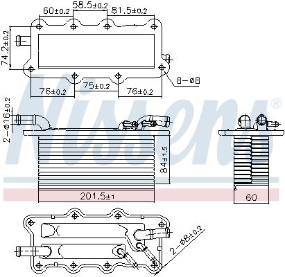 NISSENS 96122 — INTERCOOLER RADYATÖRÜ-MANİFOLD VW AUDI SEAT SKODA