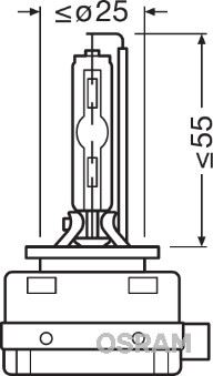 OSRAM 66140CLC — XENON FAR AMPULU D1S 12V 35W