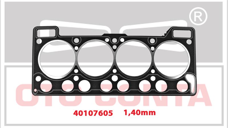 OTO CONTA 40107605 — SİLİNDİR KAPAK CONTASI 1.40 mm STANDART RENAULT R9 FAIRWAY R21 OPTIMA 1.6