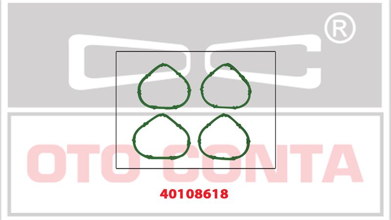 OTO CONTA 40108618 — EMME MANIFOLT CONTASI TAKIM 4 ADET SILIKON RENAULT CLIO II III DACIA LOGAN RENAULT TWINGO KANGOO 1.2