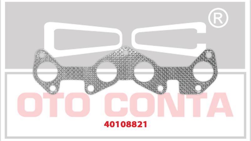 OTO CONTA 40108821 — EGZOZ MANIFOLT CONTASI METAL TAKVIYELI RENAULT TWINGO CLIO II KANGOO 1.2 8V D7F 710 D7F 720