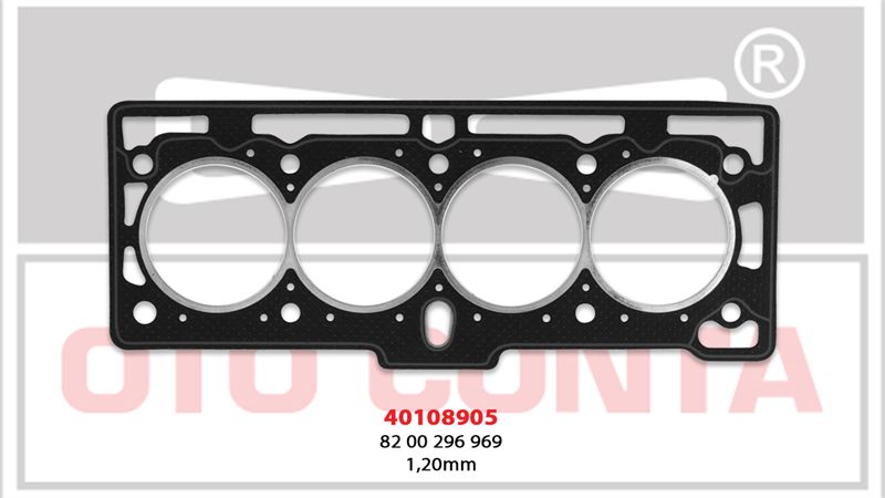 OTO CONTA 40108905 — SİLİNDİR KAPAK CONTASI DACIA LOGAN 04> SANDERO 08> SOLENZA 03> KANGOO II 08> DOKKER 12> 1.4 K7J E7J 1.6