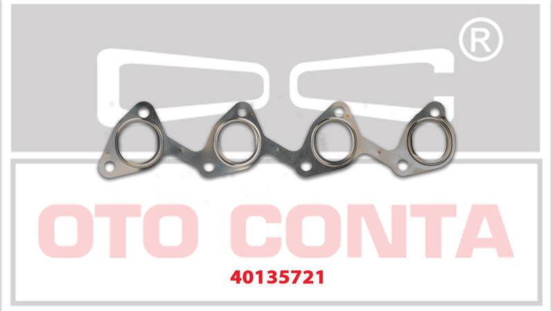OTO CONTA 40135721 — EGZOZ MANİFOLD CONTASI ÇELİK FORD TOURNEO CONNECT TRANSIT CONNECT 1.8 8V TDCI TDI BHPA HCPA RWPA R3PA