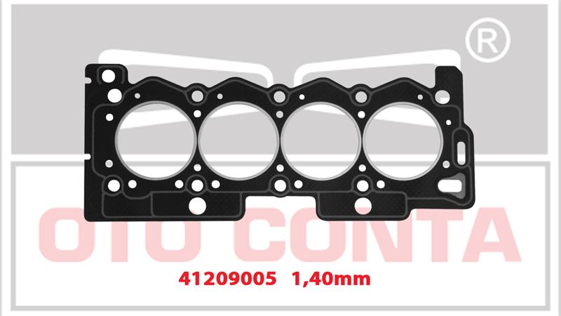 OTO CONTA 41209005 — SİLİNDİR KAPAK CONTASI 1.40 MM ( PEUGEOT 106 / 205 / 206 / 306 / 307 8 V 1.4 ( 75PS ) TU3JP 76 MM )