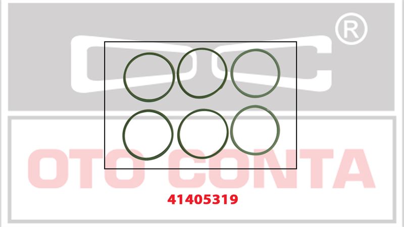 OTO CONTA 41405319 — EMME MANİFOLD CONTASI TAKIM 6 ADET SKODA FABIA OCTAVIA VW BORA CADDY GOLF POLO 1.4 16V AUA AUB AXP BBY