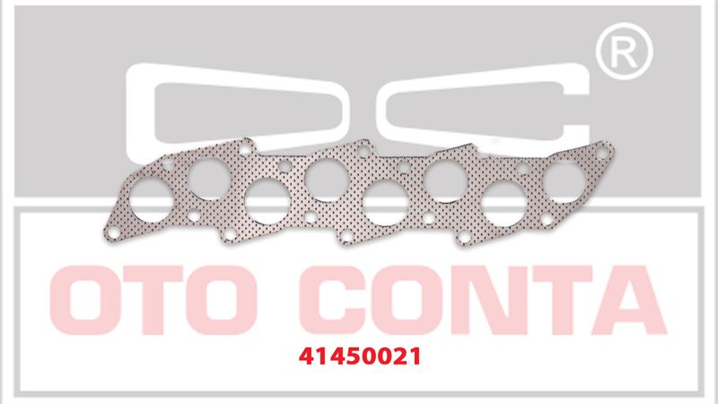 OTO CONTA 41450021 — EGZOZ MANIFOLT CONTASI IKI TARAF METAL TAKVIYELI HYUNDAI H100 MITSUBISHI L200 L300 4D55 D456