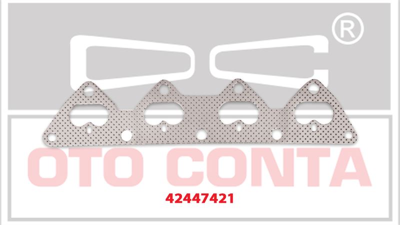 OTO CONTA 42447421 — EGZOZ MANİFOLD CONTASI ASTRA G-ASTRA F-CORSA B-VECTRA B 1.4-1.6 16V XE/ECOTECH-SEL-XEL/ECOTECH