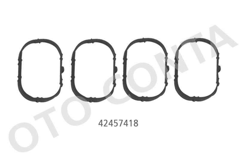 OTO CONTA 42457418 — EMME MANİFOLD CONTASI TAKIM 4 ADET YENİ MODEL RENAULT FLUENCE MEGANE III MODUS SCENIC II MEGANE II 1.4