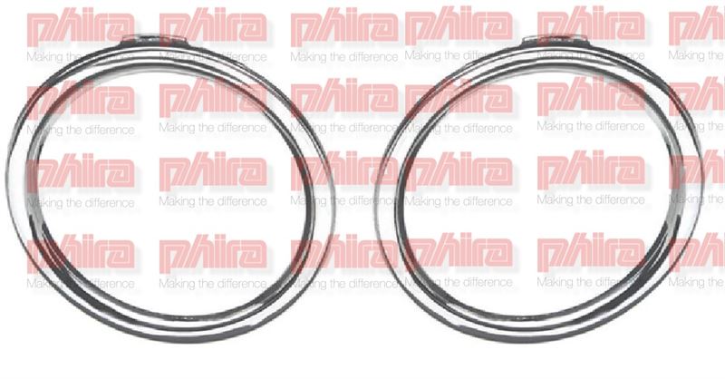 PHIRA 65051222 — SİS FAR CERCEVE NİKELAJI SET RENAULT CLIO IV 2012-2016