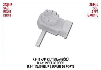 PLEKSAN 2934L — KAPI KİLİT ENVANSOR SOL ( RENAULT R9 / R11 )