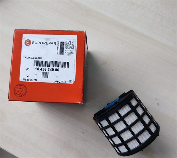 PSA 1643624980 — EUROREPAR YAKIT FİLTRESİ PEUGEOT 208 308 508 CITROEN C4 C5 FOCUS-MONDEO 1.5-2.0 TDCI KUGA 1.5TDCI 16