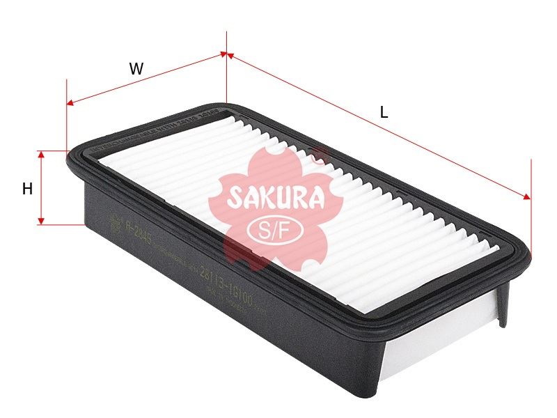 SAKURA A2845 — HAVA FİLTRESİ ACCENT ERA 1,5 CRDI 06> RIO 1,5 CRDI 06>