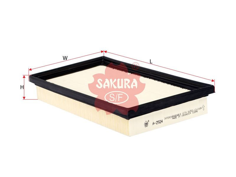 SAKURA A2924 — HAVA FILTRESI RIO 1,3 1,5 00-05