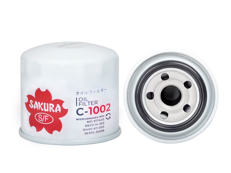 SAKURA C1002 — YAĞ FİLTRESİ BENZİN IONIQ ACCENT ERA ACCENT BLUE I30 EXCEL ELANTRA GETZ SONATA CEED CERATO SPORTAGE RIO 95>