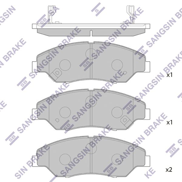 SANGSIN SP1118 — ÖN BALATA KIA SPORTAGE 2.0 2.0i 16V 2.0TD 94-03 GDB3241