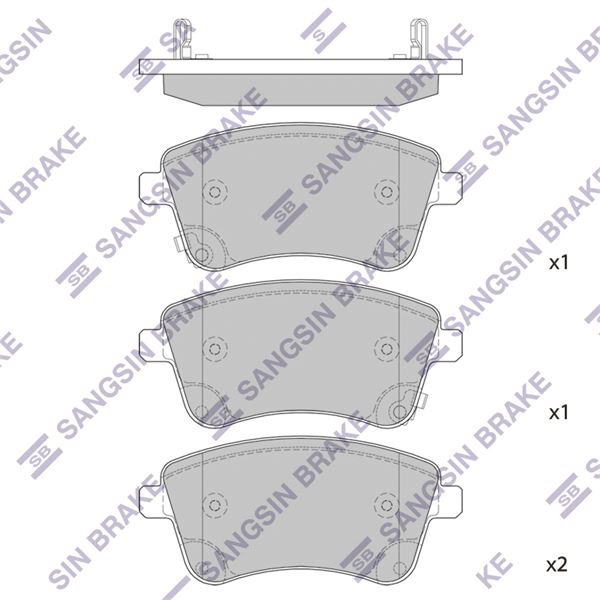 SANGSIN SP1515 — BALATA ÖN DİSK KIA VENGA 1.4-1.6 CRDI 10 > GDB3509